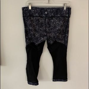 Cropped Lululemon Leggings, size 10